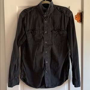 Tommy Hilfiger militaryesque polo long sleeve